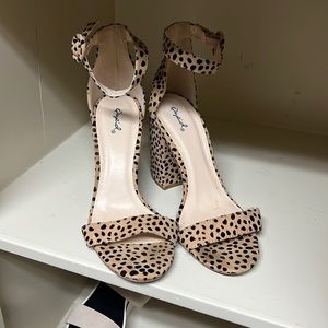 Qupid cheetah heels
